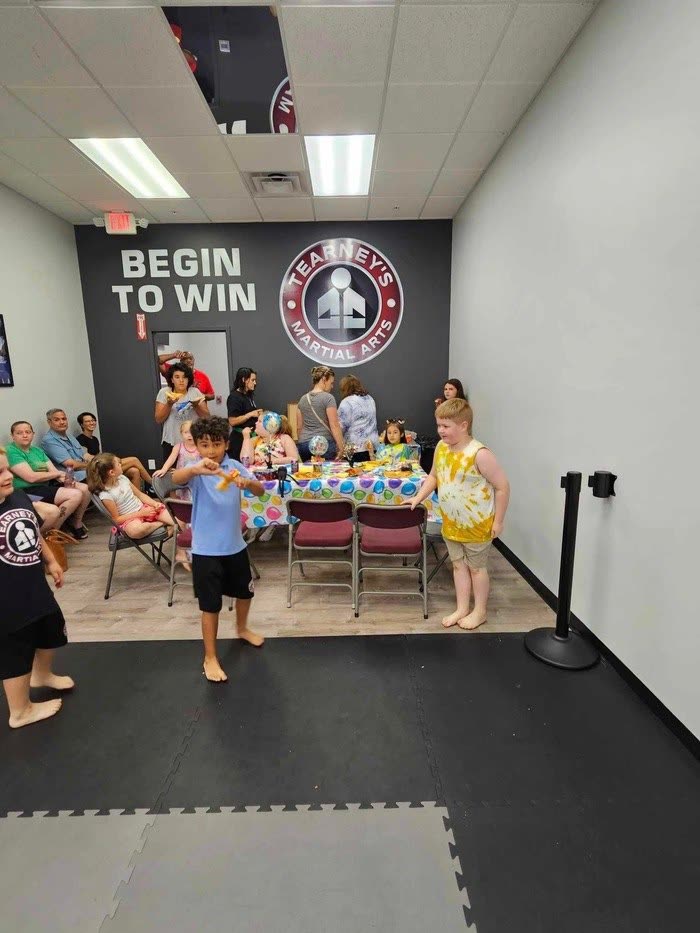 birthday party at the dojo